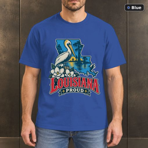 Louisiana Proud Shirt, Vintage Louisiana State Pride T-Shirt 2