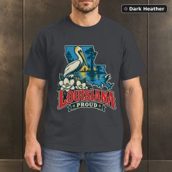 Louisiana Proud Shirt, Vintage Louisiana State Pride T-Shirt 6