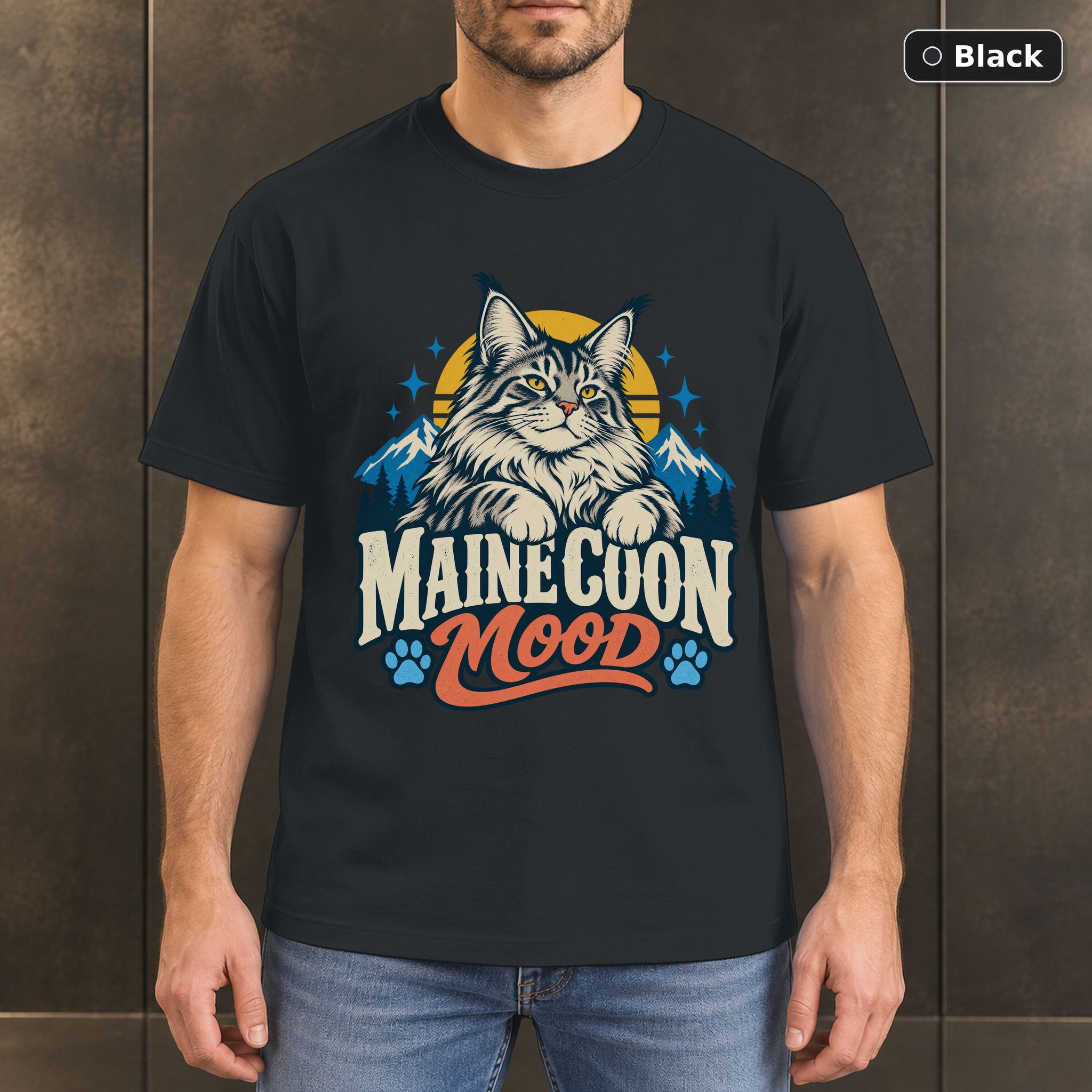 Maine Coon Mood Shirt, Maine Coon Cat Lover Tee Maine Coon Mood Shirt, Maine Coon Cat Lover Tee