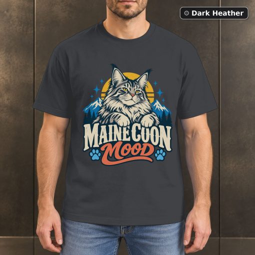 Maine Coon Mood Shirt, Maine Coon Cat Lover Tee 3