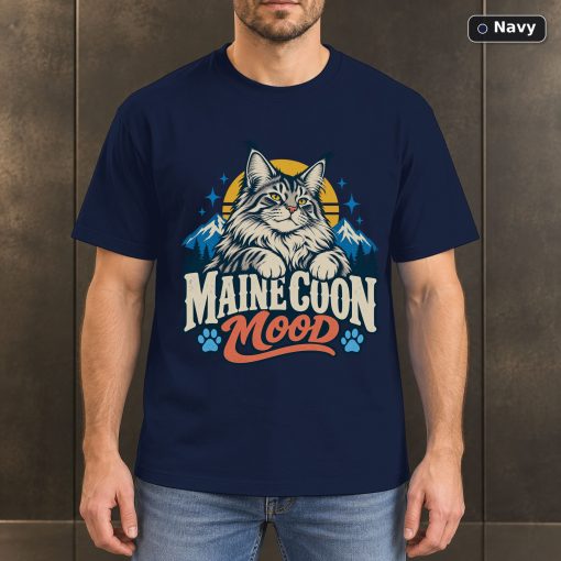 Maine Coon Mood Shirt, Maine Coon Cat Lover Tee 4