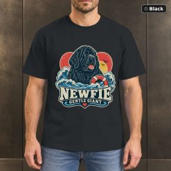 Newfie Gentle Giant Shirt, Vintage Newfoundland Dog Lover T-Shirt Newfie Gentle Giant Shirt, Vintage Newfoundland Dog Lover T-Shirt