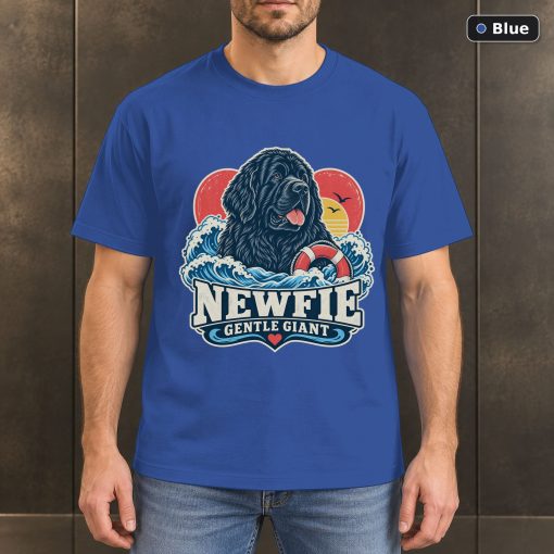 Newfie Gentle Giant Shirt, Vintage Newfoundland Dog Lover T-Shirt 2