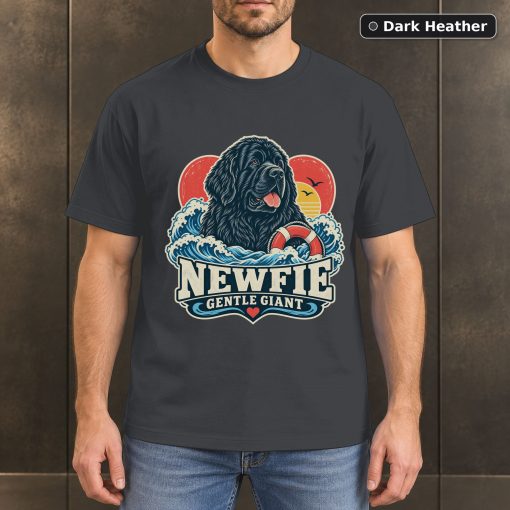 Newfie Gentle Giant Shirt, Vintage Newfoundland Dog Lover T-Shirt 3