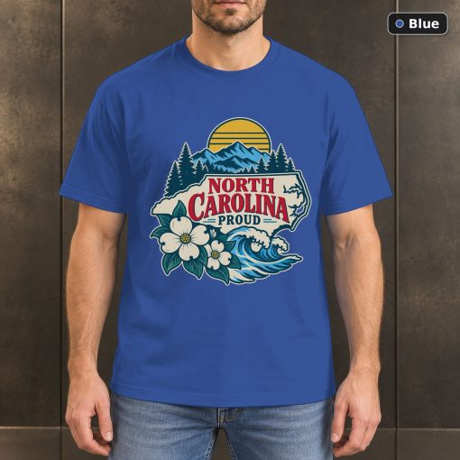 North Carolina Proud Shirt, Vintage North Carolina State Pride T-Shirt 2