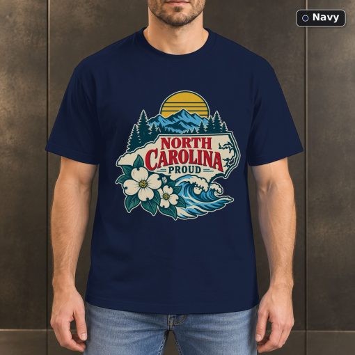 North Carolina Proud Shirt, Vintage North Carolina State Pride T-Shirt 4