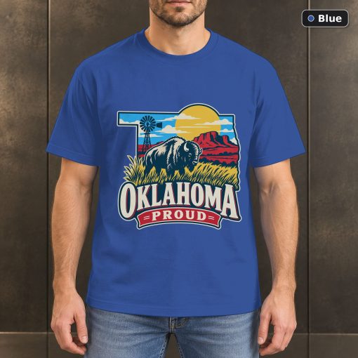 Oklahoma Proud Shirt, Vintage Oklahoma State Pride T-Shirt 2