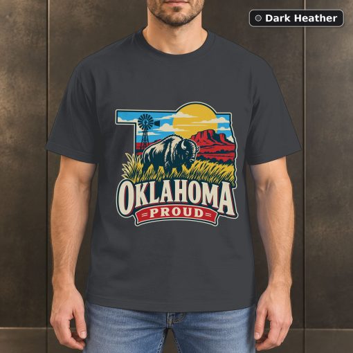 Oklahoma Proud Shirt, Vintage Oklahoma State Pride T-Shirt 3