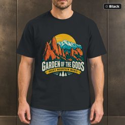 Garden of the Gods Colorado Retro T-Shirt Design