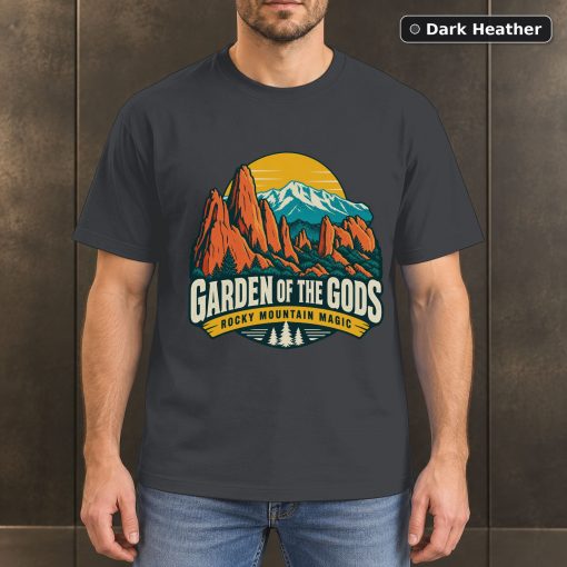 Garden of the Gods Colorado Retro T-Shirt Design 3