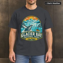 Glacier Bay Alaska Retro T-Shirt Design 6