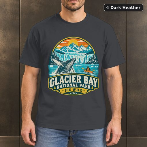 Glacier Bay Alaska Retro T-Shirt Design 3