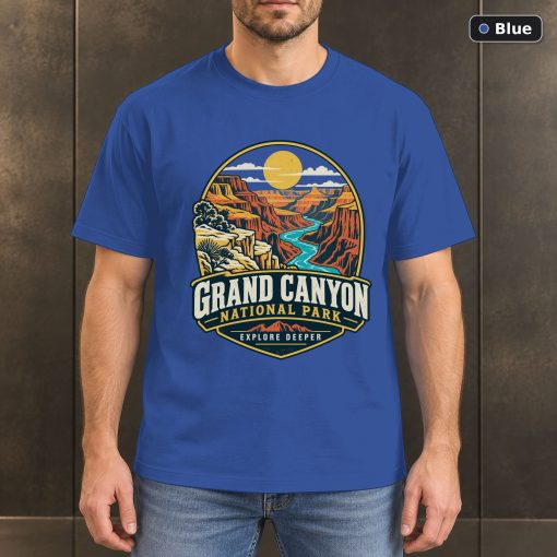 Grand Canyon National Park Vintage Adventure T-Shirt Design 2