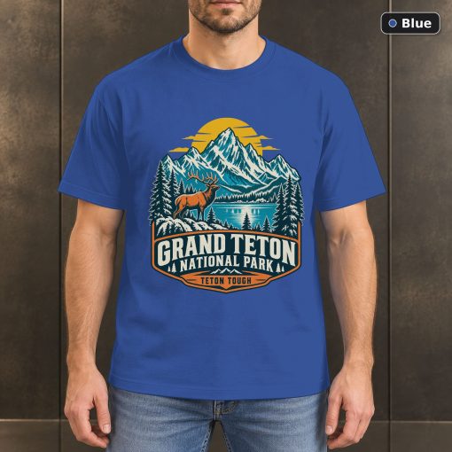 Grand Teton National Park Vintage T-Shirt Design 2