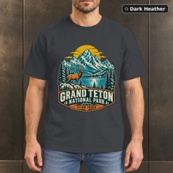 Grand Teton National Park Vintage T-Shirt Design 6