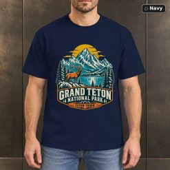 Grand Teton National Park Vintage T-Shirt Design 7