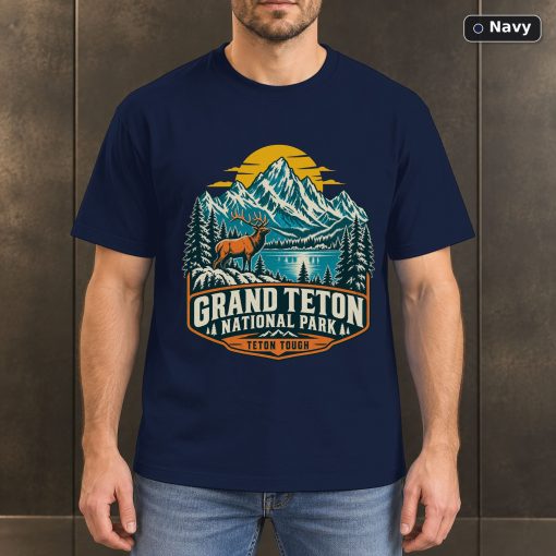 Grand Teton National Park Vintage T-Shirt Design 4
