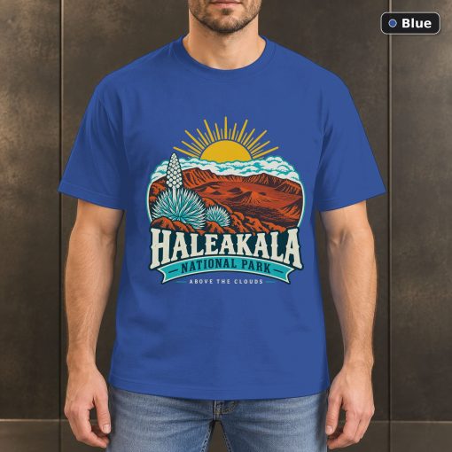 Haleakala National Park Hawaii Retro T-Shirt Design 2