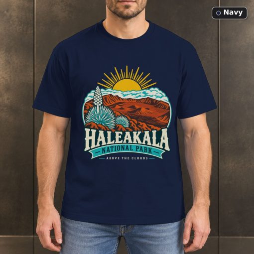 Haleakala National Park Hawaii Retro T-Shirt Design 4