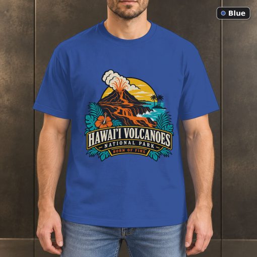 Hawaii Volcanoes National Park Retro T-Shirt Design 2