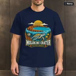 Molokini Crater Hawaii Vintage T-Shirt Design 7
