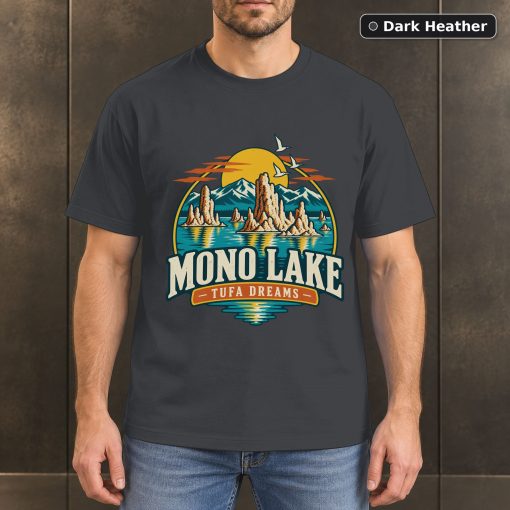 Mono Lake California Vintage T-Shirt Design 3
