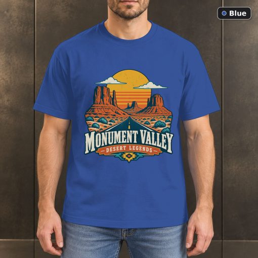 Monument Valley Southwest Retro T-Shirt Design 2