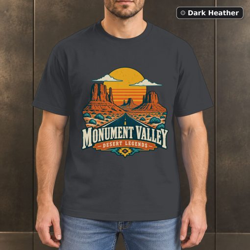 Monument Valley Southwest Retro T-Shirt Design 3