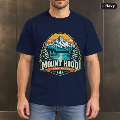 Mount Hood Oregon Retro Mountain T-Shirt Design 7
