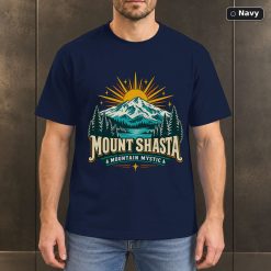 Mount Shasta California Retro T-Shirt Design 7