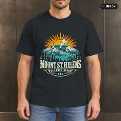 Mount St Helens Washington Retro T-Shirt Design Mount St Helens Washington Retro T-Shirt Design