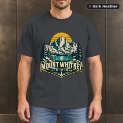 Mount Whitney California Vintage T-Shirt Design 6