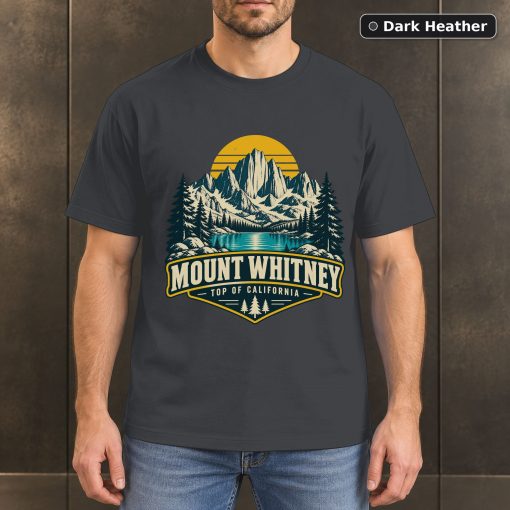 Mount Whitney California Vintage T-Shirt Design 3