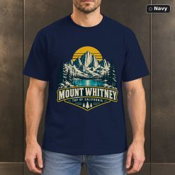 Mount Whitney California Vintage T-Shirt Design 7