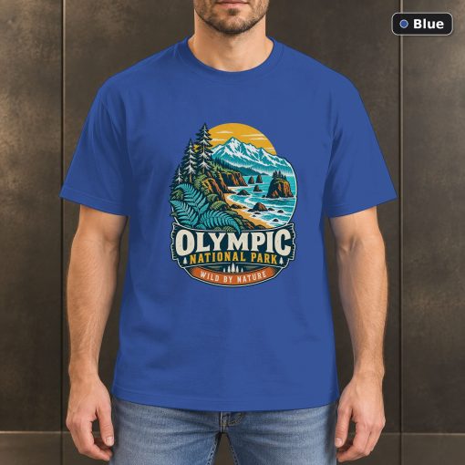 Olympic National Park Retro Nature T-Shirt Design 2
