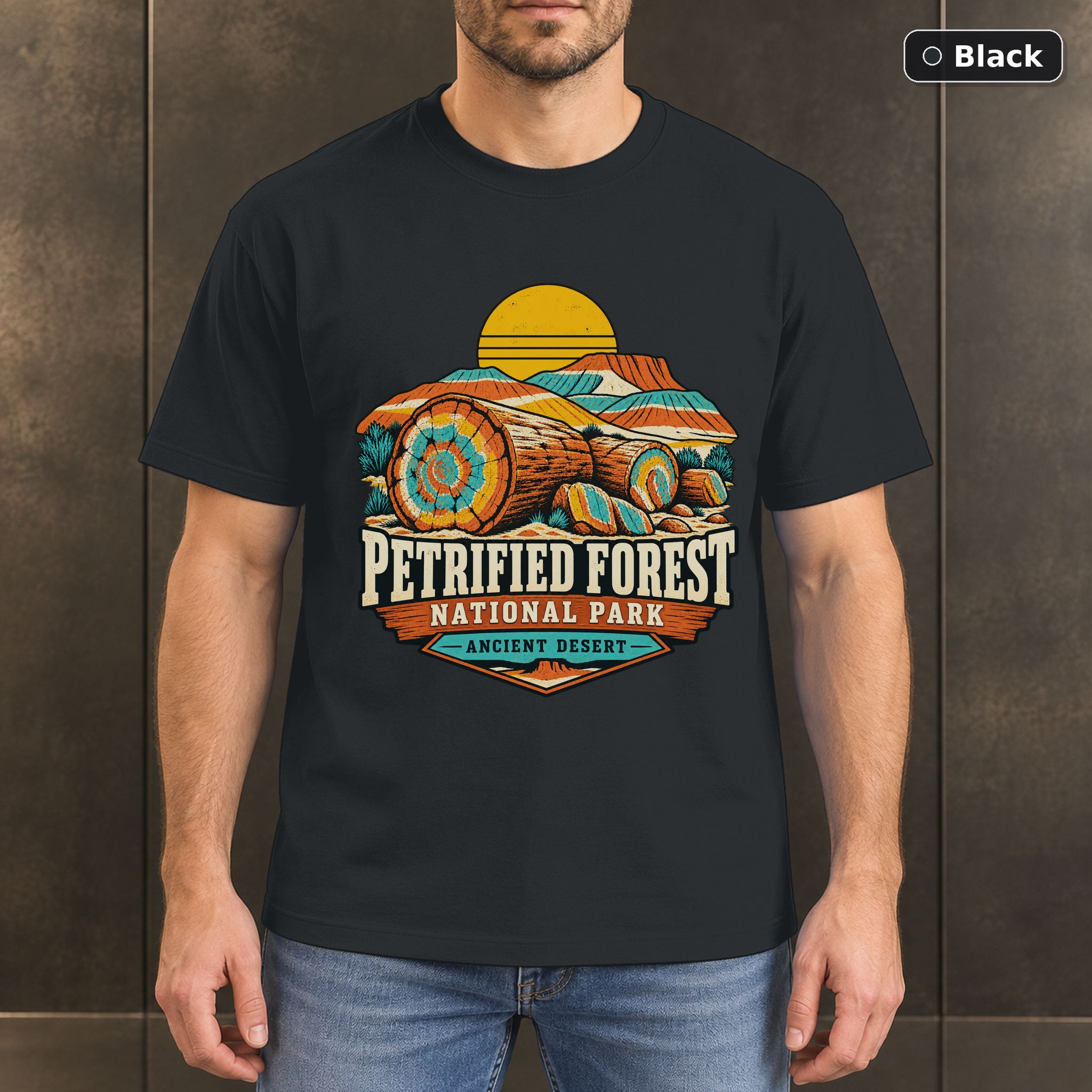 Petrified Forest National Park Vintage T-Shirt Design Petrified Forest National Park Vintage T-Shirt Design