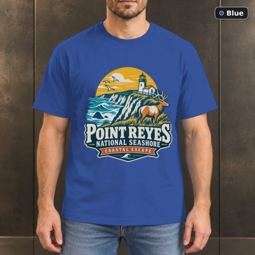 Point Reyes California Vintage T-Shirt Design 2