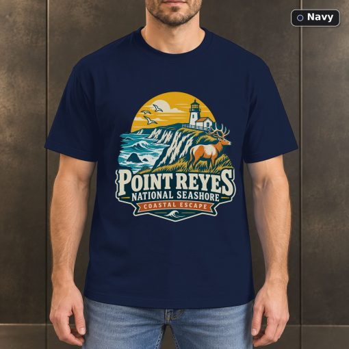 Point Reyes California Vintage T-Shirt Design 4