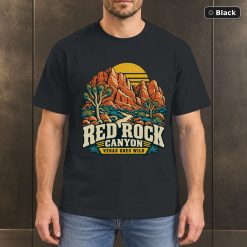 Red Rock Canyon Nevada Retro T-Shirt Design Red Rock Canyon Nevada Retro T-Shirt Design