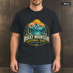 Rocky Mountain National Park Retro T-Shirt Design Rocky Mountain National Park Retro T-Shirt Design