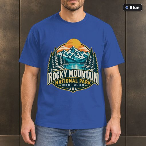 Rocky Mountain National Park Retro T-Shirt Design 2