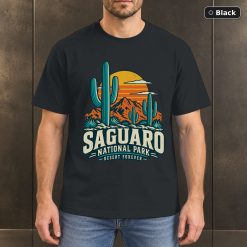 Saguaro National Park Arizona Retro T-Shirt Design Saguaro National Park Arizona Retro T-Shirt Design