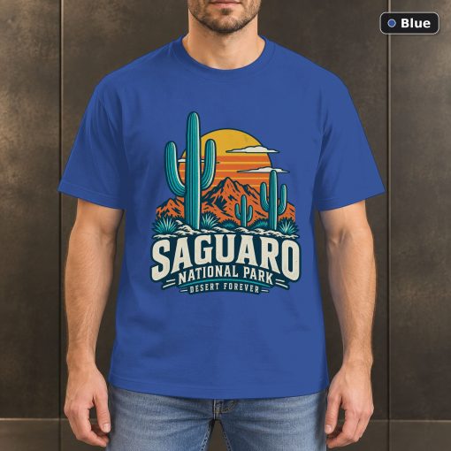 Saguaro National Park Arizona Retro T-Shirt Design 2