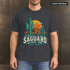 Saguaro National Park Arizona Retro T-Shirt Design 6