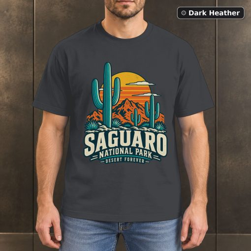 Saguaro National Park Arizona Retro T-Shirt Design 3