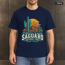 Saguaro National Park Arizona Retro T-Shirt Design 7