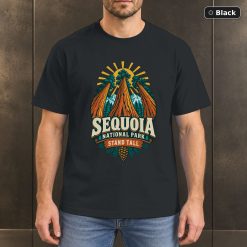 Sequoia National Park Retro Forest T-Shirt Design Sequoia National Park Retro Forest T-Shirt Design