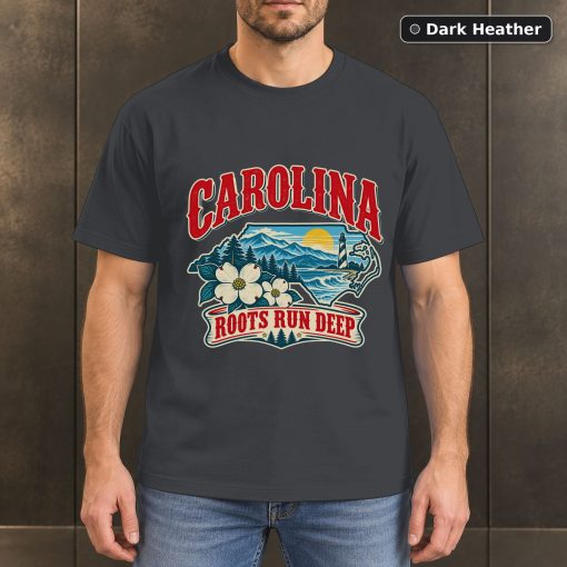 Carolina Roots Run Deep Shirt, North Carolina Pride T-Shirt 3