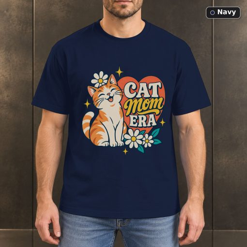 Cat Mom Era Shirt, Retro Cat Mom T-Shirt 4