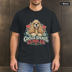 Cocker Spaniel Cuddles Shirt, Vintage Cocker Spaniel Dog Lover T-Shirt Cocker Spaniel Cuddles Shirt, Vintage Cocker Spaniel Dog Lover T-Shirt